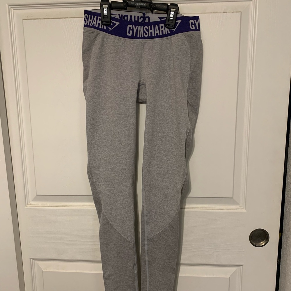 EUC Gymshark Flex Gray Purple Leggings M